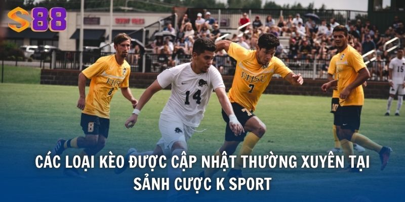 Các loại kèo được cập nhật thường xuyên tại sảnh cược K sport