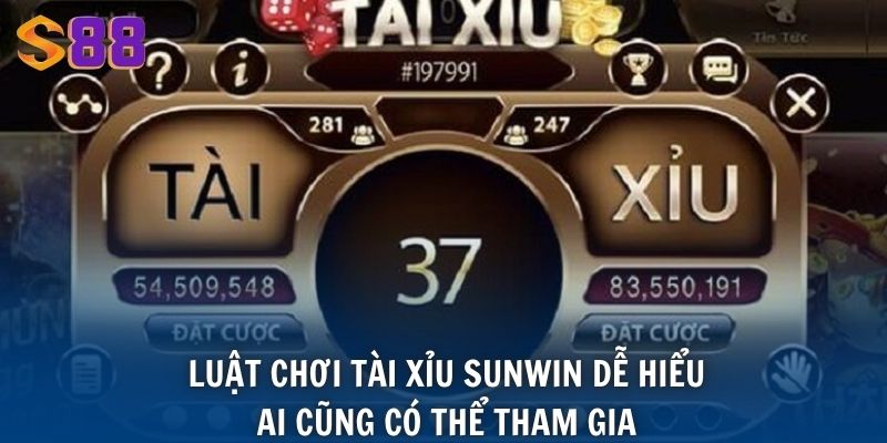 Luật chơi Tài Xỉu Sunwin dễ hiểu ai cũng có thể tham gia